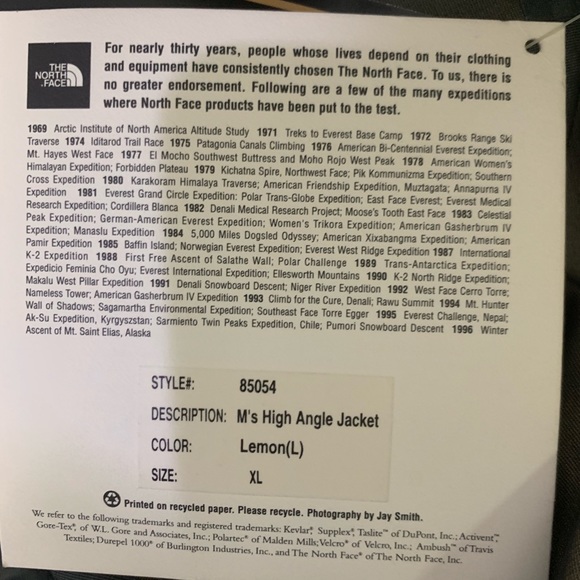 ❌SOLD❌ NorthFace VINTAGE Search Rescue Jacket - Picture 7 of 16